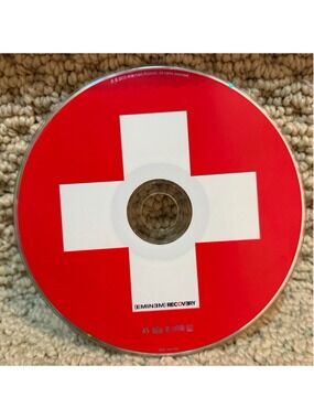 Eminem Recovery CD Album One Size Red and White